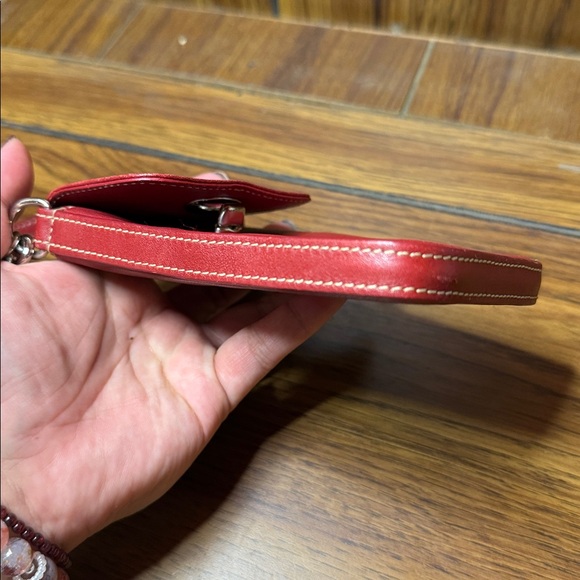 Coach Red Mini Pouch - Picture 6 of 7